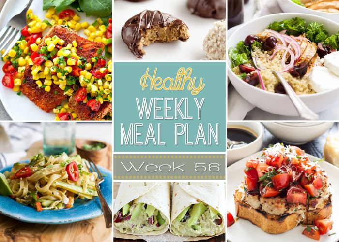 Meal plan healthy week weekly dinner lunch recipes meals easy family plans recipe can nutritious sides horizontal into days snacks